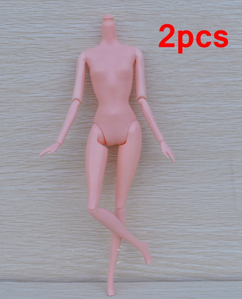 

2pcs/lot DIY Kids Toy 11 Joints Doll Naked Body Without Head For 11.5" BJD Doll House For 1/6 BJD Doll Accessory Girl Gift