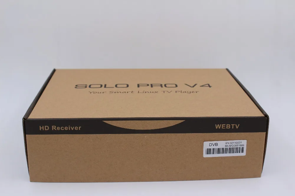 HEROBOX SOLO PRO V4 цифровое спутниковое телевидение приемник, Поддержка черный отверстие и OPENPLI изображение DVB-S2