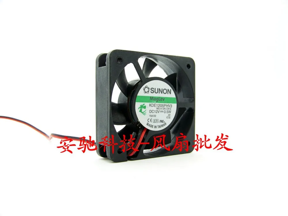 Оригинальные бесшумные вентиляторы для охлаждения Sunon KDE1205PHV3 5015 5 см 0 Вт 12 В |