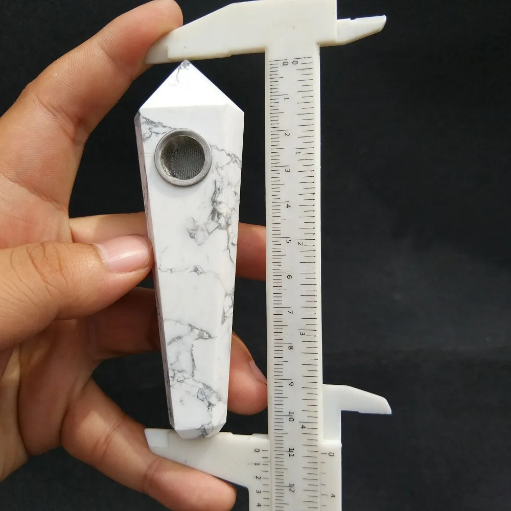 Оптовая продажа курительные трубки из натурального белого бирюзового кристалла