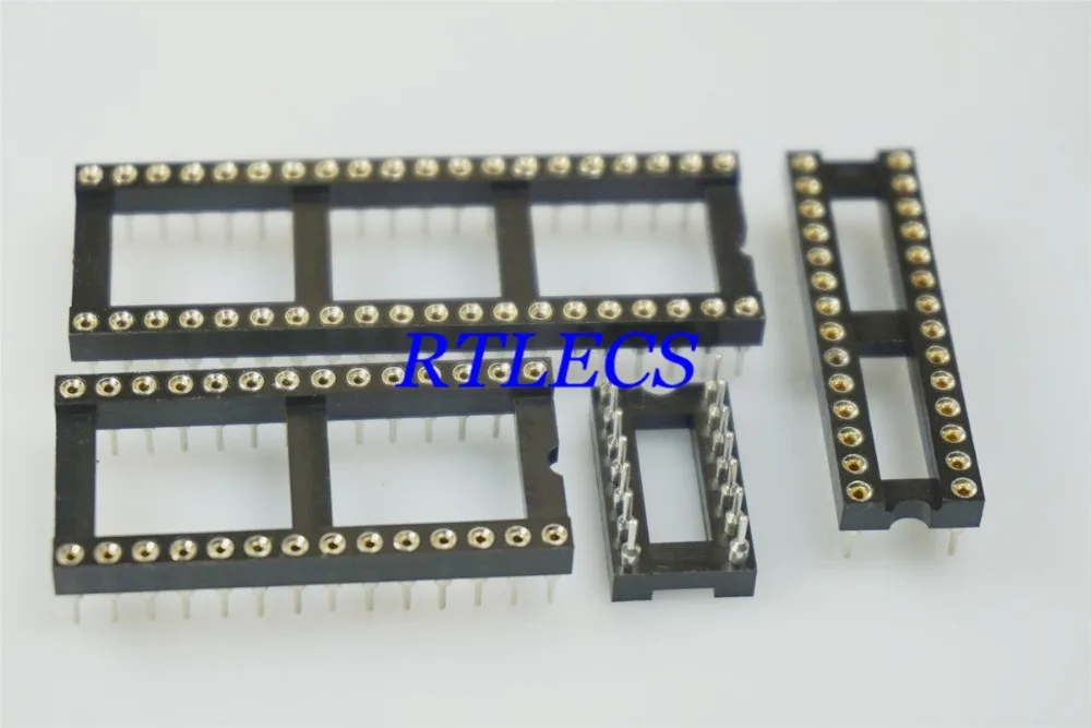 50 шт. IC гнездо на возраст 6 8 12 14 16 18 20 22 24 28 32 40 48 Pin DIP котор подвергли механической