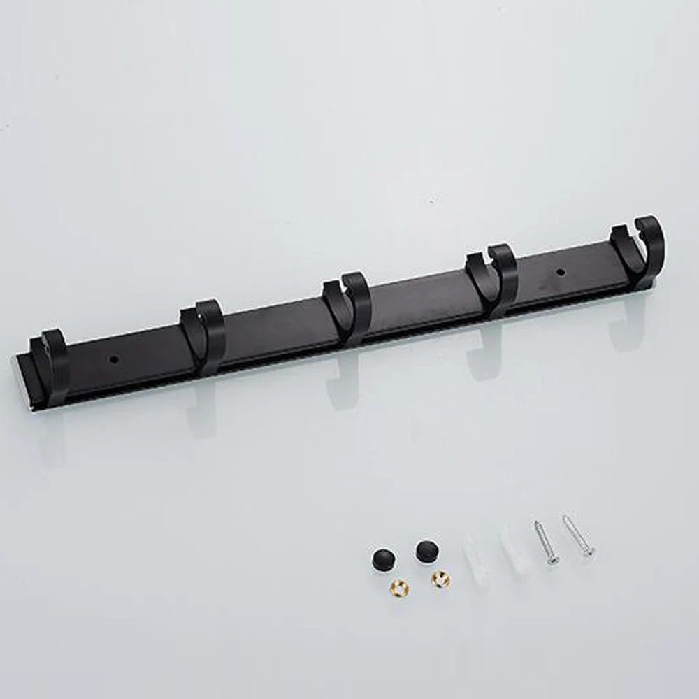 

Black wall hook bathroom antique wall hanging towel holder door back coat clothes rear hook wx7231622