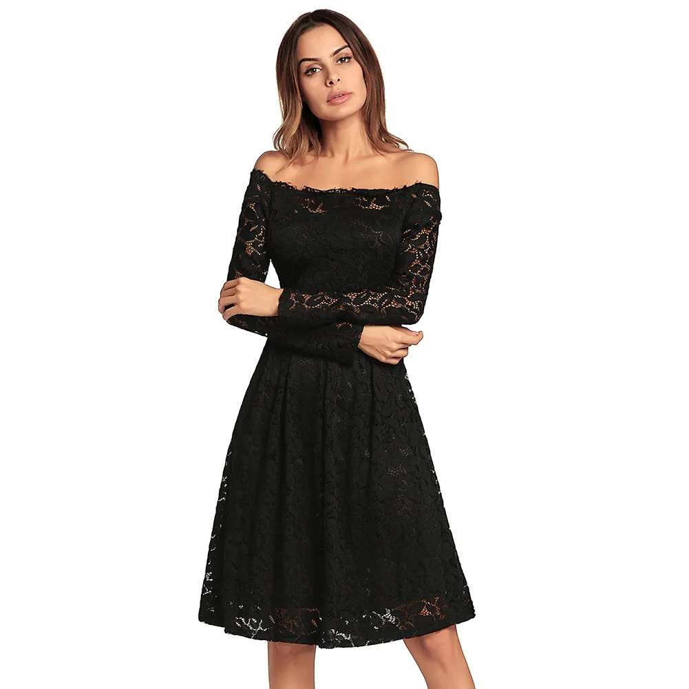 С открытыми плечами Короткие плиссированные Офисные женские туфли красный DressNew