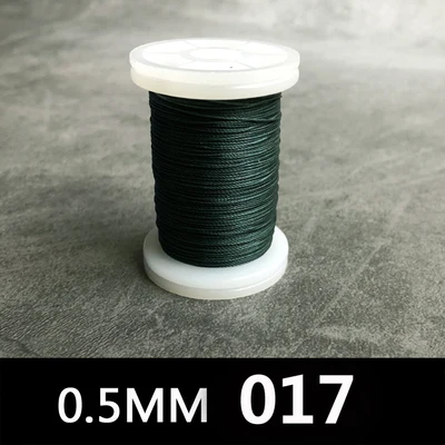 120 м Вощеная Полиэфирная нить 0,5 мм для кожи DIY вощеная нить веревка шнур для шитья Кожа Шитье Искусство ремесло обувь головные уборы поставки - Цвет: 7