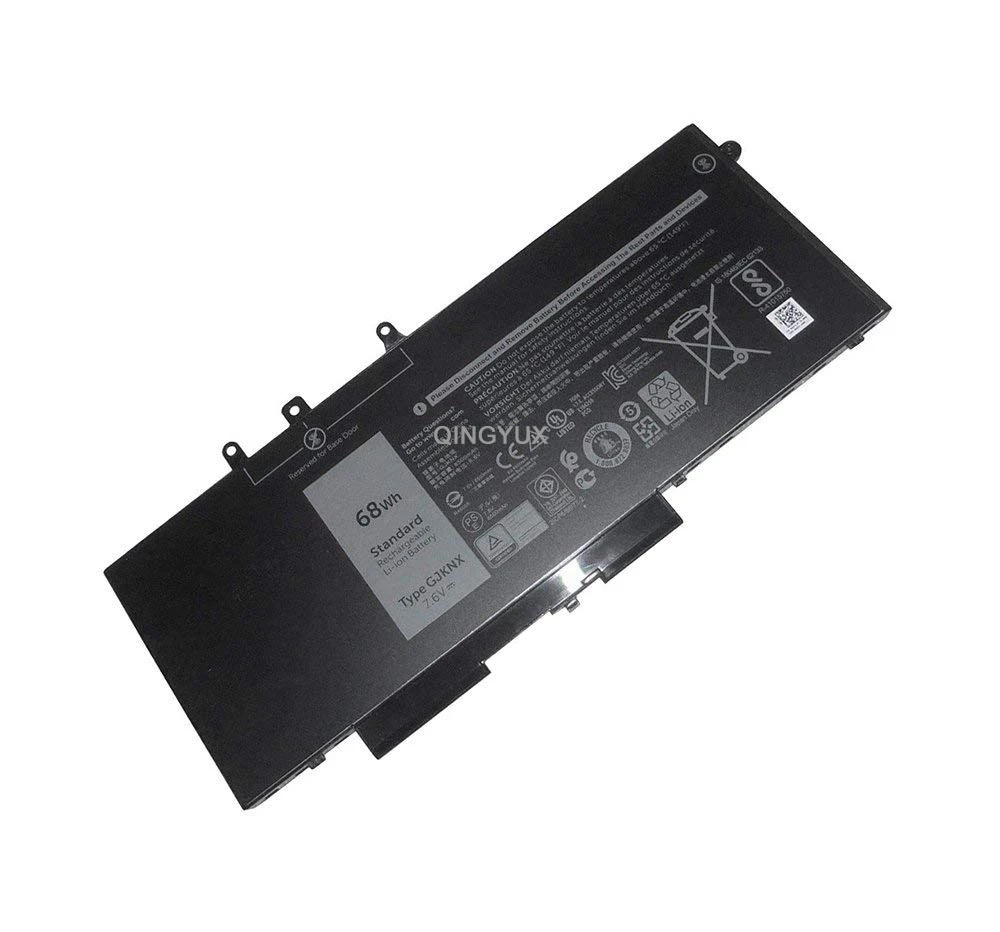 Аккумулятор для ноутбука QINGYUX 7 6 V 68Wh GJKNX GD1JP совместим с Dell Latitude 5580 5480 5280 Precision 15 3520