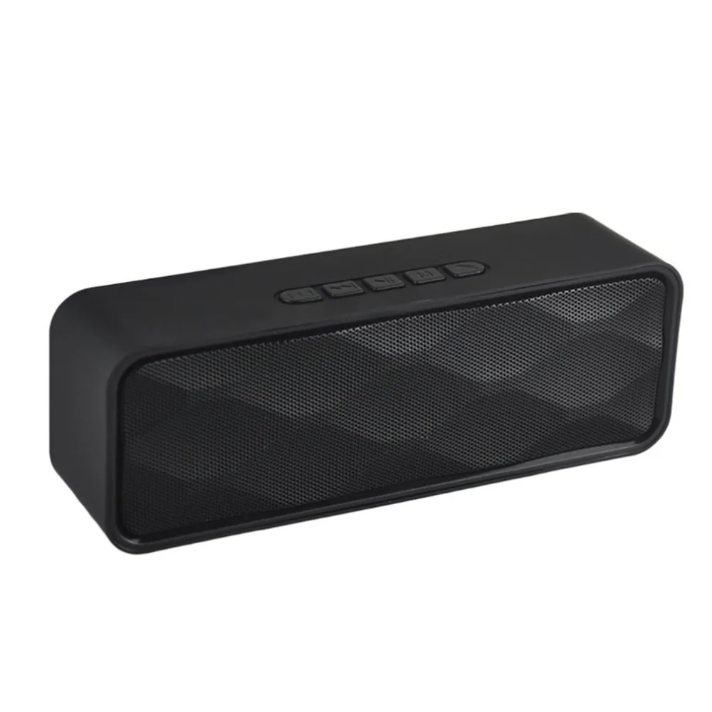 Мини Bluetooth Колонка Портативная колонка Бас Сабвуфер Поддержка FM радио AUX USB TF