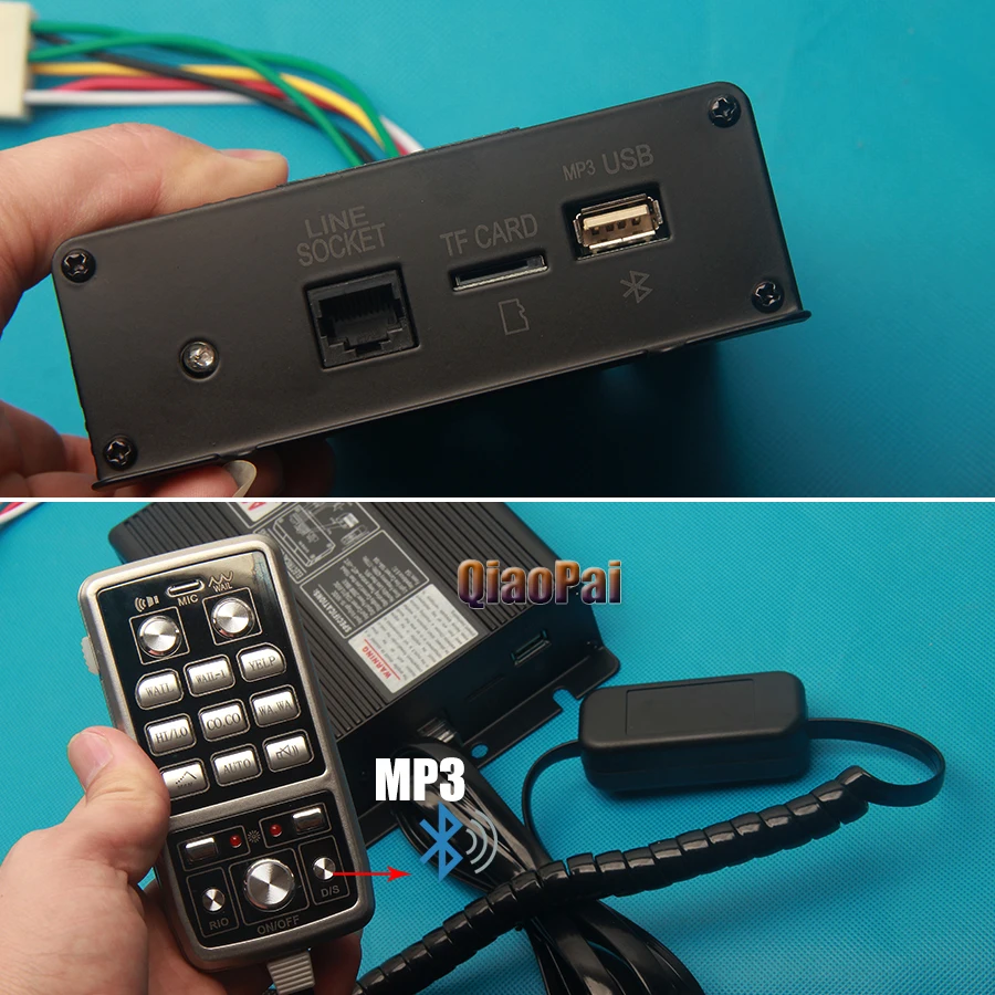 Бесплатная доставка 200 Вт динамик Мегафон MP3 воспроизведение Bluetooth Автомобильная
