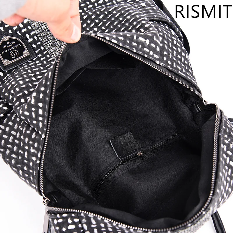 RISMIT новинка Модный повседневный женский рюкзак из искусственной кожи высокое
