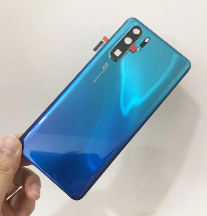 Оригинальное качество для huawei P30 p30 pro задняя крышка батарейного отсека p30 lite задняя дверь стеклянный корпус чехол+ клейкая наклейка ремонт части