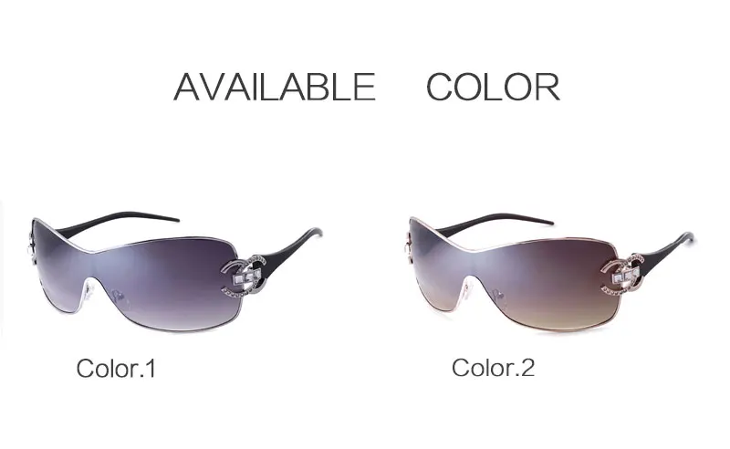 HUHAITANG Luxury Oversized Diamond Sunglasses Women Brand Elegant Goggle Sunglass For Womens Italy Designer Sun Glasses Ladies