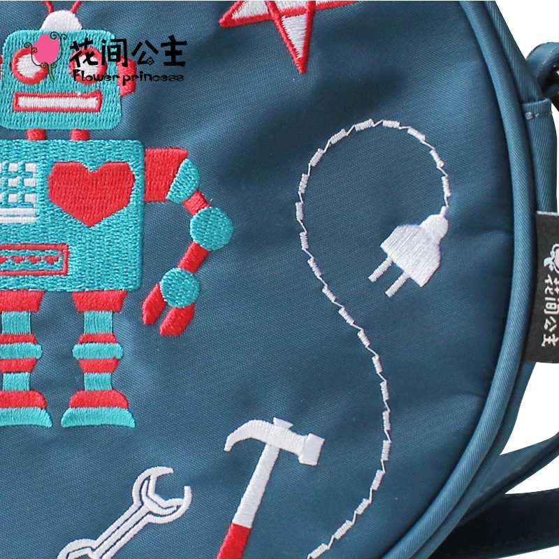 Цветочная принцесса летняя вышивка круговые сумки через плечо женские с