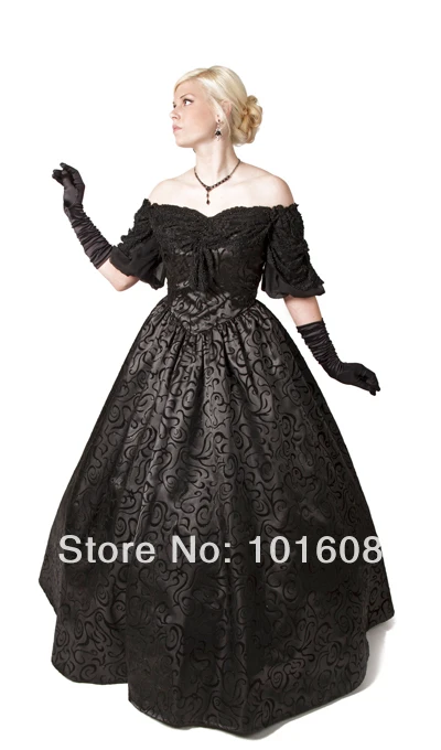 1860S Викторианский готический корсет/бальное платье в стиле Southern Belle для