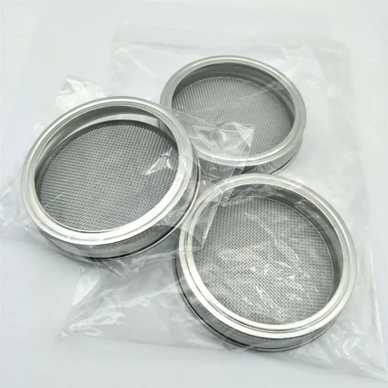 Kenley Seed Sprouter Kit-Вспыхивающие банки с крышками из нержавеющей стали-Germinator Set для выращивания ваших собственных ростков