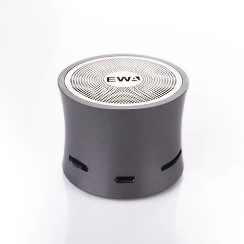 Черный EWa A104 Bluetooth динамик MP3 плеер Пульт дистанционного управления камера портативный динамик металлический USB вход MP3 плеер стерео мультимедийный динамик - Цвет: Черный