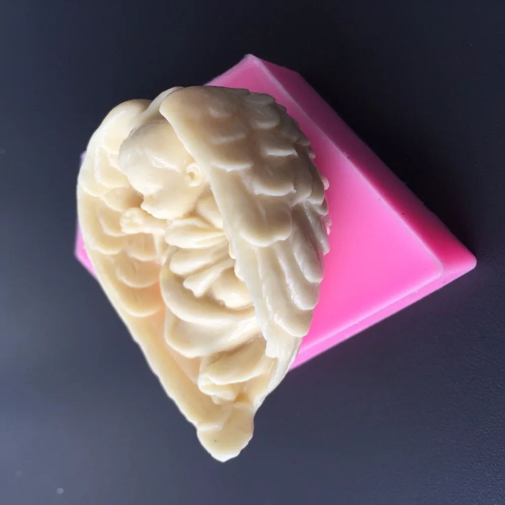 Силиконовые формы для мыла в виде ангела форма ручной работы с силикагелем diebaby