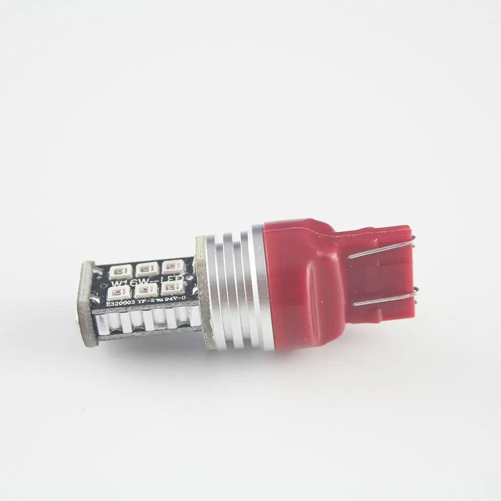 

2PCS Red Super Bright T20 744315SMD LED Replacement Bulb Turning Light Backup Reverse Lamps For RV SUV Car Turn Tail Signal Bulb