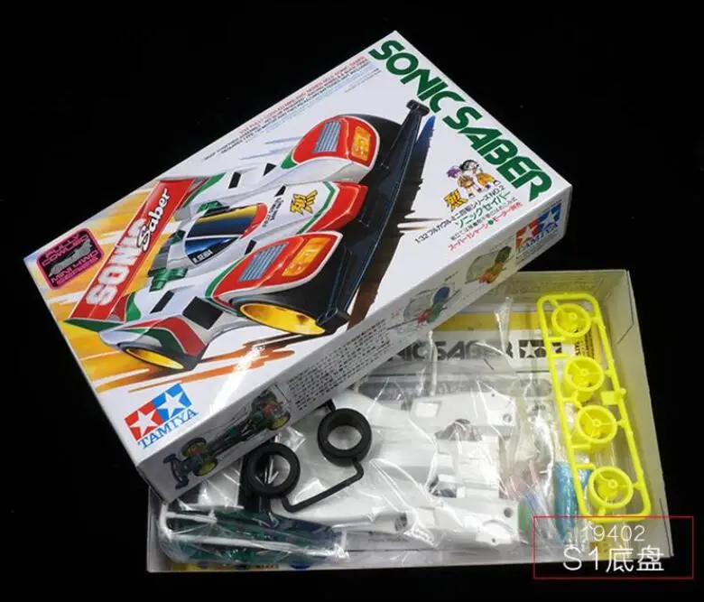1/32 Масштаб Мини 4WD модель автомобиля MAGNUM SABER/SONIC SABER/HURRICANE SONIC/PROTO EMPEROR/MAX BREAKER TRF/BURNING SUN