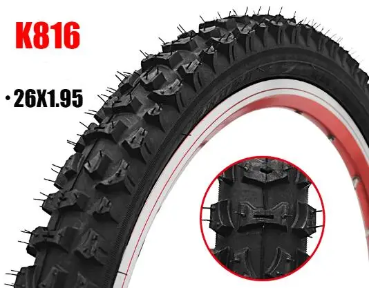 Kenda K816 Нескользящая велосипедная шина для горного велосипеда 20*1,95/26*1,95 pneu bicicleta Kenda/maxxi interieur - Цвет: 26x1.95