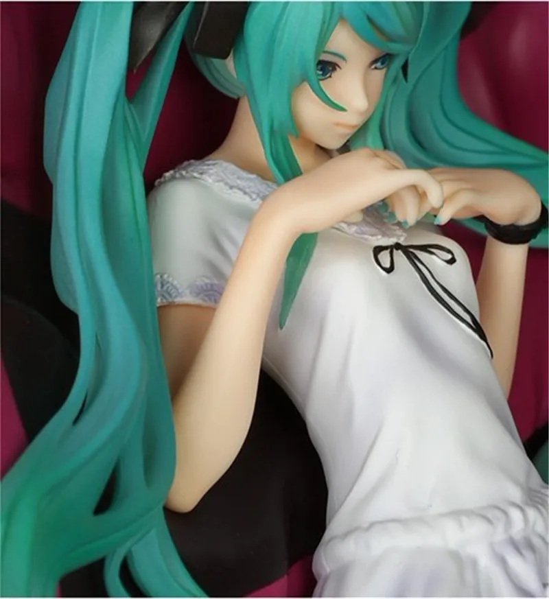 22 см аниме фигурки для костюма vacaloid Hatsune Miku фоторамка принцессы Ver 1/6 весы