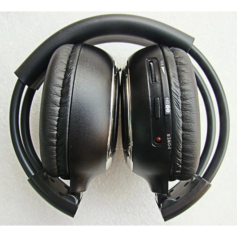 Одно устройство инфракрасные беспроводные ИК стереонаушники для автомобильных