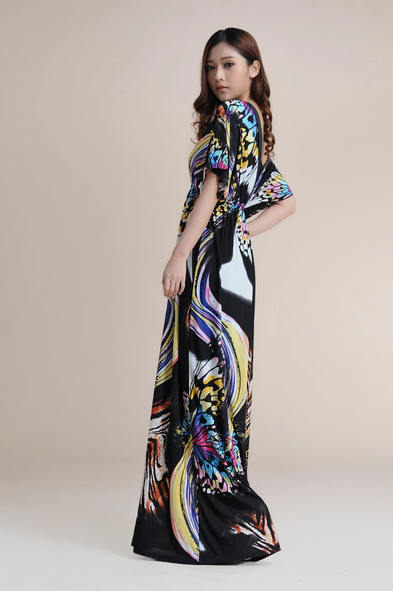 Женские пляжные платья в стиле бохо женские длинные больших размеров женское