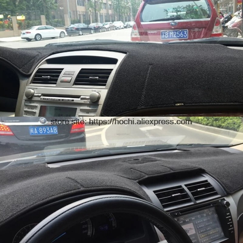 For toyota camry Double layer Silica gel Car Dashboard Pad Instrument Platform Desk Avoid Light Mats Cover Sticker | Автомобили и