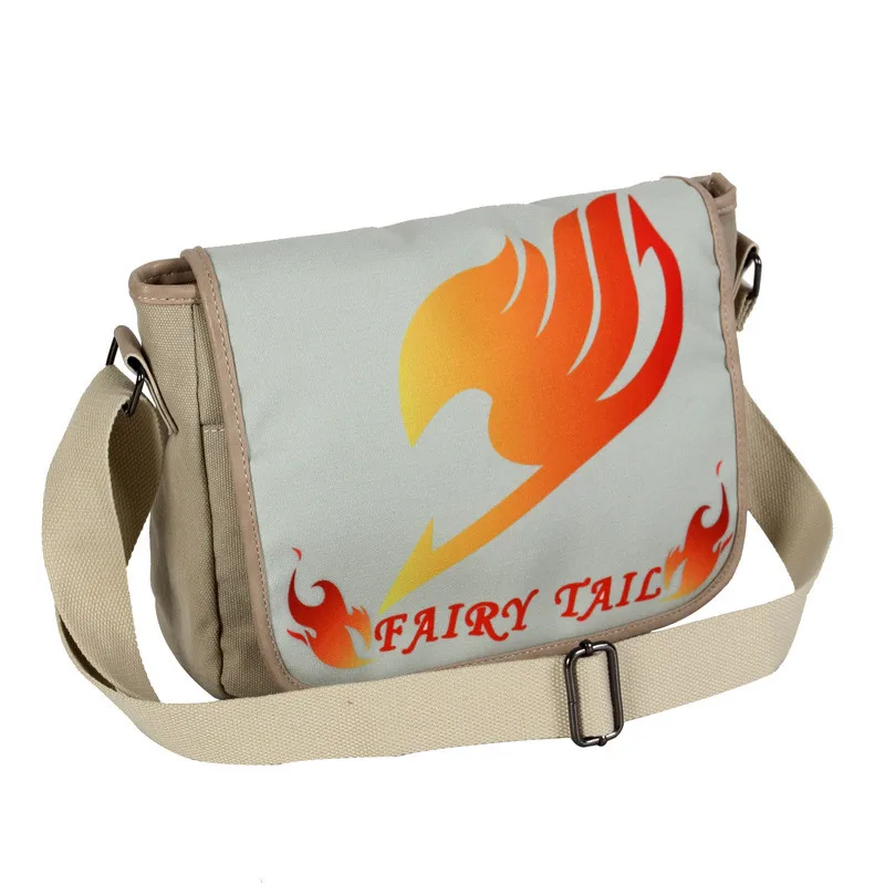 

Fairy Tale Japan Crossbody Bag Women Messenger Bags Canvas Shoulder Bag Cartoon Anime School Letter Tote Handbag