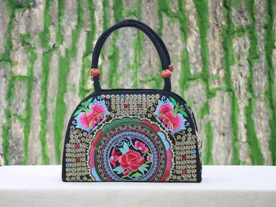 Мода вышивка Для женщин Сумки! NiceFloral леди плечо и сумки на многофункциональный
