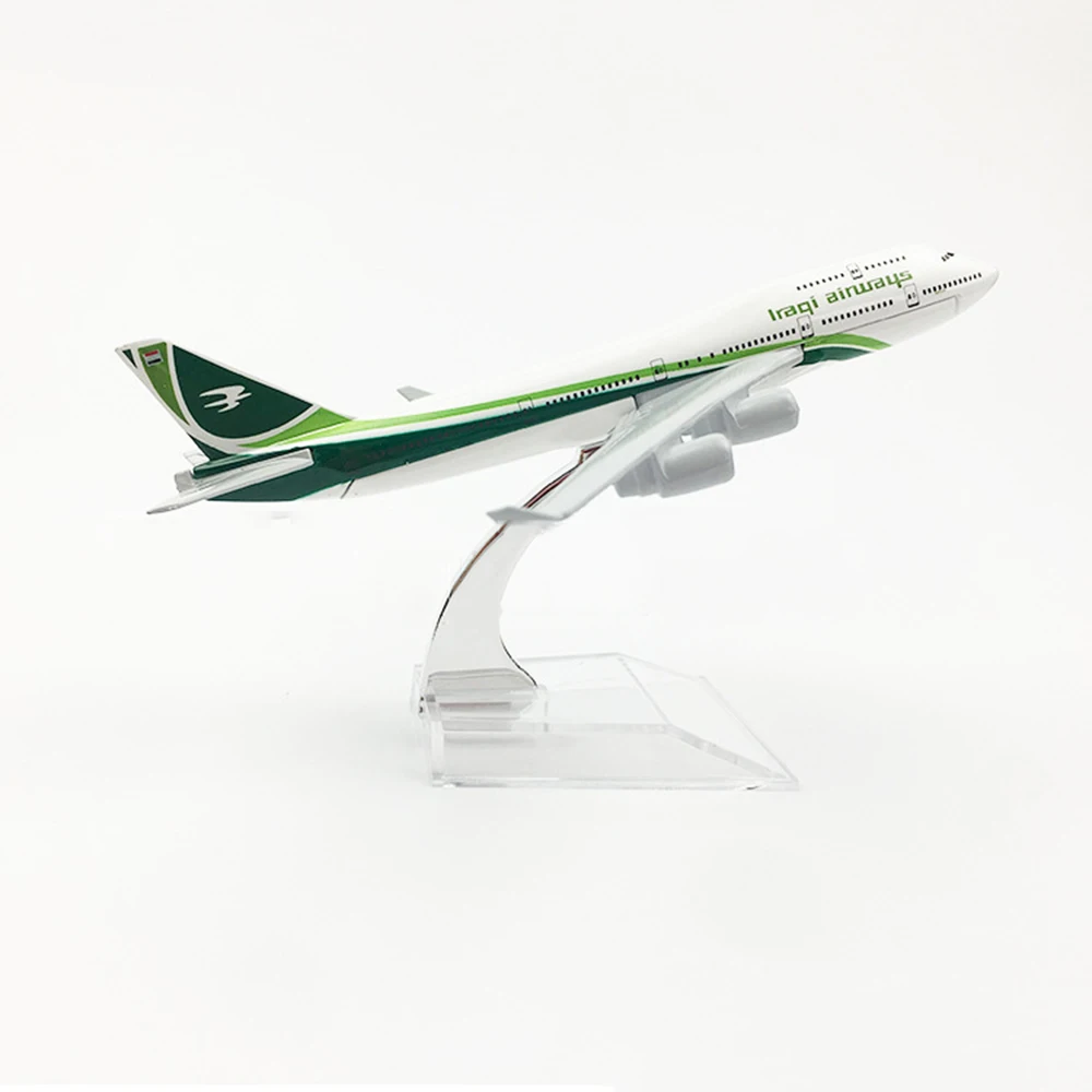 1/400 масштаб самолета Boeing 747 Iraqi Airways 16 см сплав самолет B747 модель игрушки для детей