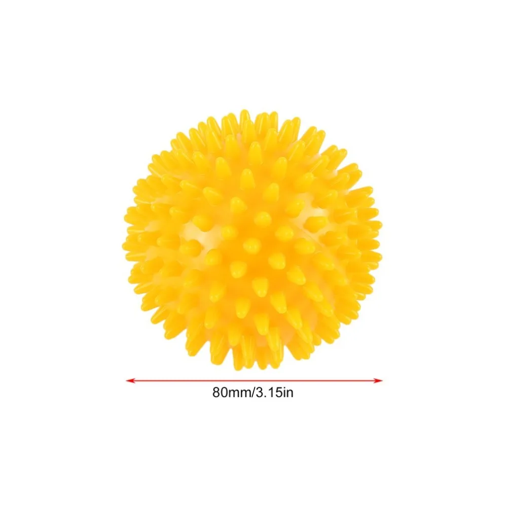 

8cm PVC High Density Massage Yoga Ball Foot Pain Plantar Fasciitis Reliever Treatment Massage Acupressure Ball Yoga accessories