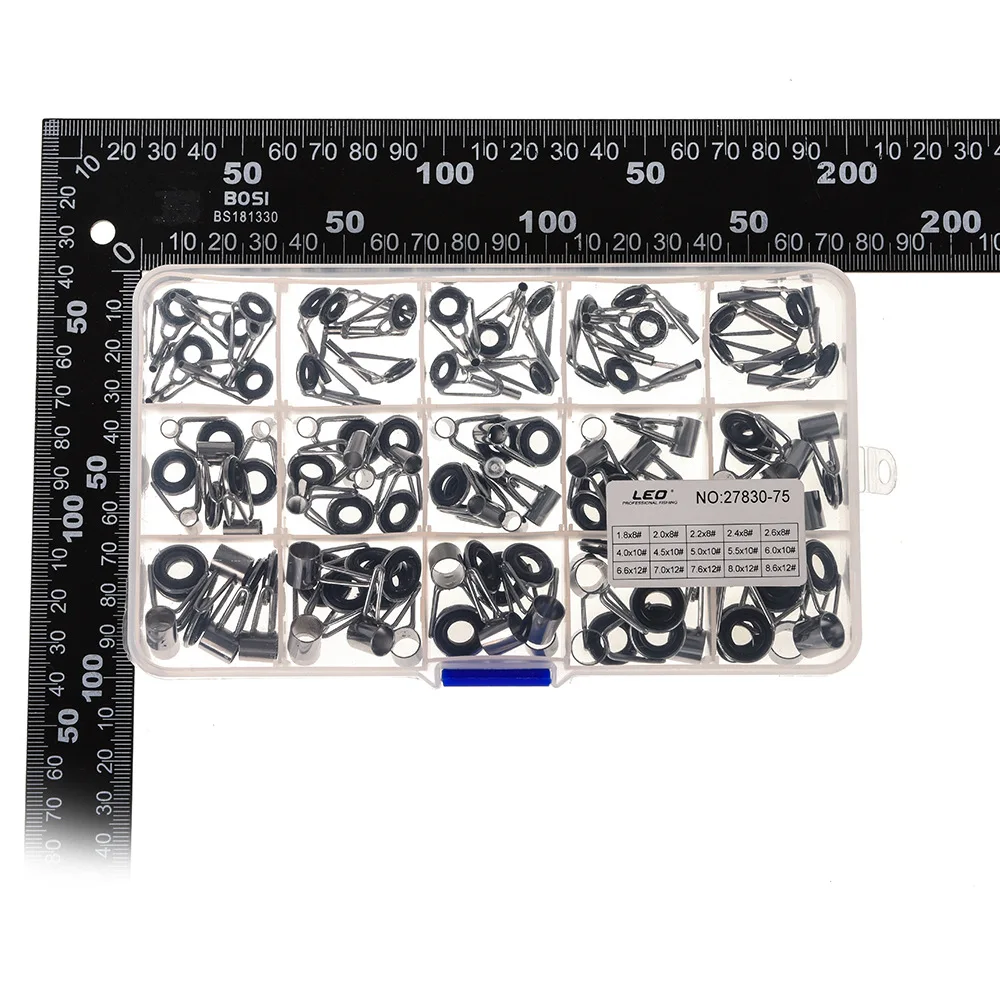 Телескопическая рыболовная удочка 75 шт. набор для ремонта наконечников удилище