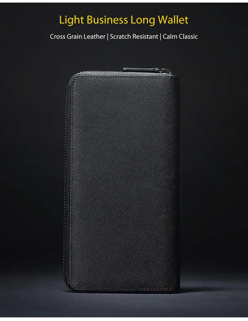 Xiaomi 90Fun простой бизнес кожаный Длинный кошелек полный грианд мягкий кошелек сумка мужская стильная воловья кожа карман для денег