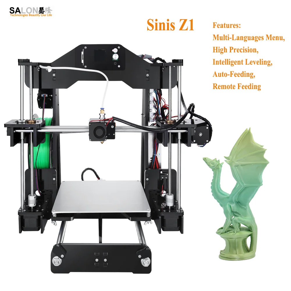Sinis Z1 шкив версия линейная направляющая обновленная i3 Impressora 3d пульт