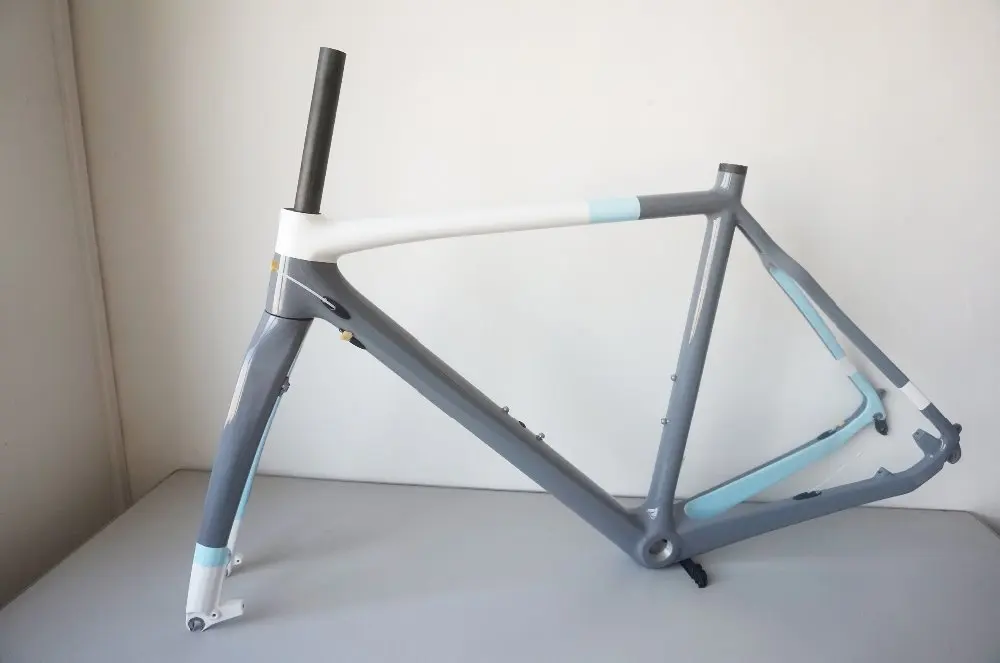 Велосипедная Рама Toray из углеродного волокна для циклокросса полностью