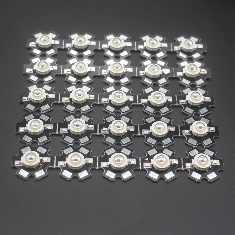 10 шт. x 3 Вт Высокая мощность led 850nm инфракрасный светодиод ИК с 20 мм Звезда pcb для