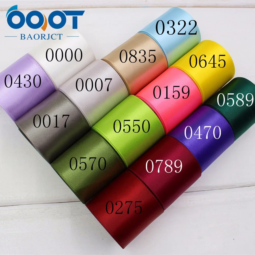 OOOT BAORJCT 1742828 38 мм 10 пряжи сплошной Цвет лента атласной лентой Свадебные вечерние