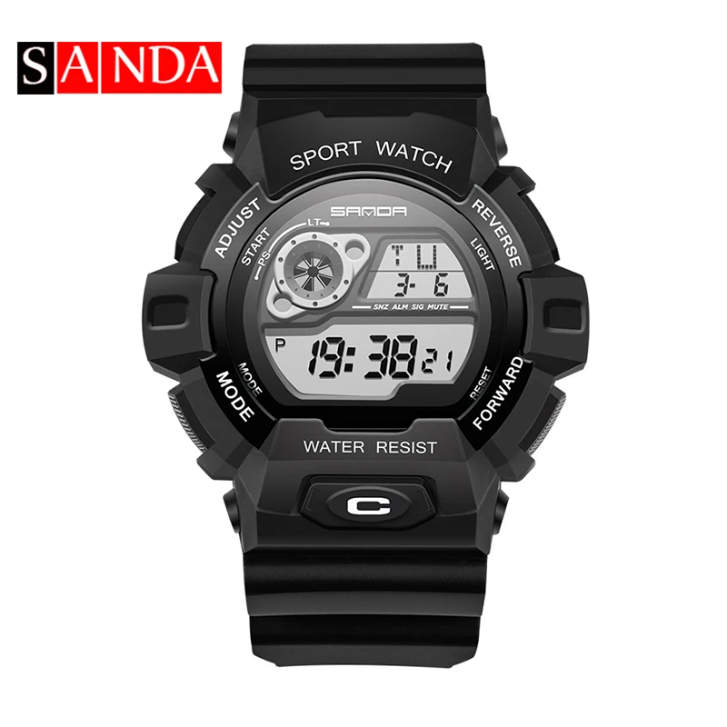 SANDA Sports Watches Unisex Relojes Digital Watch Relogio Masculino Fashion Casual Quartz Army Military Wrist W | Наручные часы
