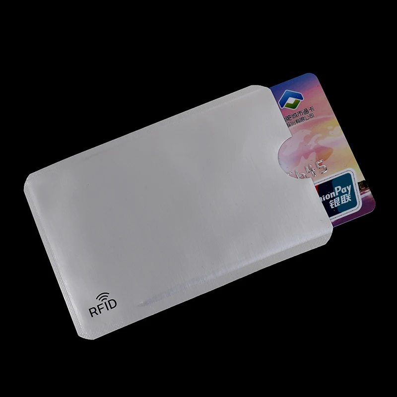 Алюминиевый держатель для банковских карт 20 шт. с защитой от Rfid|Держатели и