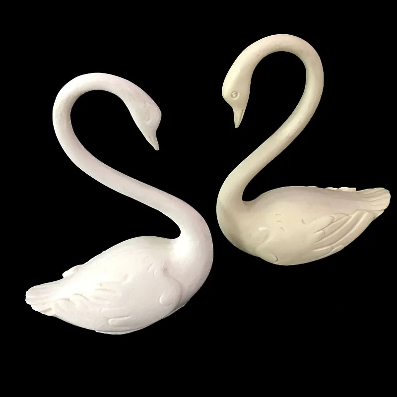 

minsunbak Newly developed Elegant noble large swan silicone mold DIY cake fondant mold Cake decoration tools Sugar Craft Tool