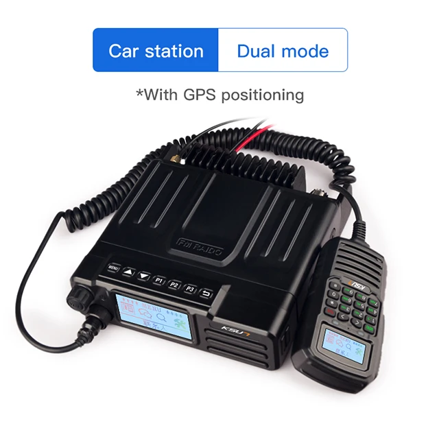 Dual mode GPS Новейший KSUN 50 Вт/40 Вт двухдиапазонный УКВ и автомобиль uhf радио gps-управление Двухрежимная Автомобильная станция Национальный домофон+ 50 Вт высокомощное автомобильное радио - Цвет: Dual mode GPS