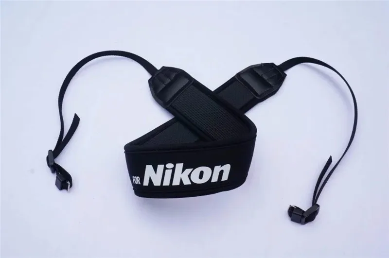 SLR Камера шеи плеча черный ремень гибкий ремень камеры для DSLR sony Canon Nikon Pentax Panasonic аксессуары Запчасти - Цвет: Черный