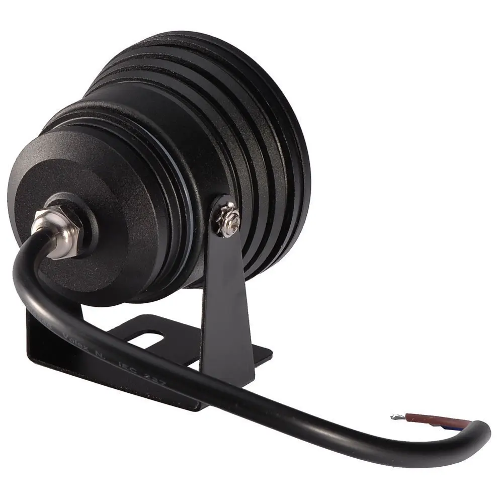 Черный чехол на 12 В постоянного тока 10 Вт RGB светодиодный подводный светильник