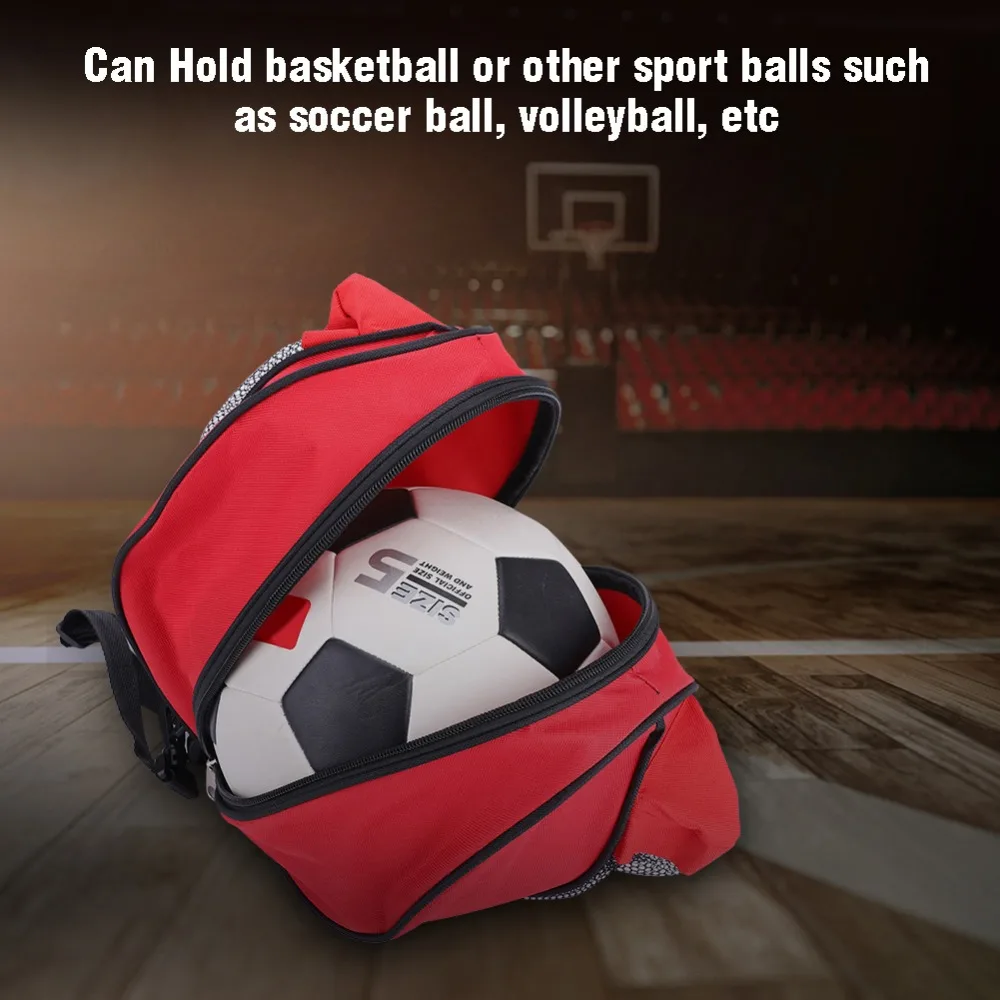 Universal Sport Bag Basketball Ball Football Volleyball Backpack Handbag Round Shape Adjustable Shoulder Strap Knapsacks Storage | Спорт и