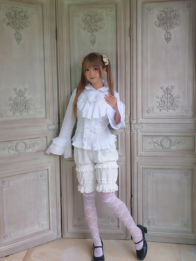 ROLECOS Новое поступление японский Harajuku Лолита Тыква Шорты защитные брюки 3 цвета Тыква пузырь шаровары безопасности под брюки
