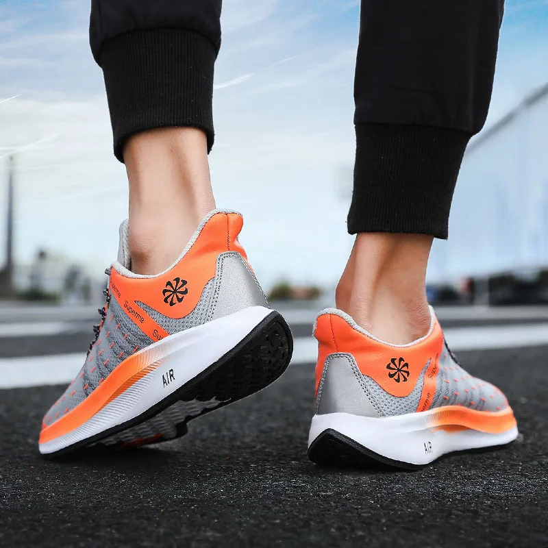 Лидер продаж мужские кроссовки повседневная мужская обувь на шнуровке дышащая