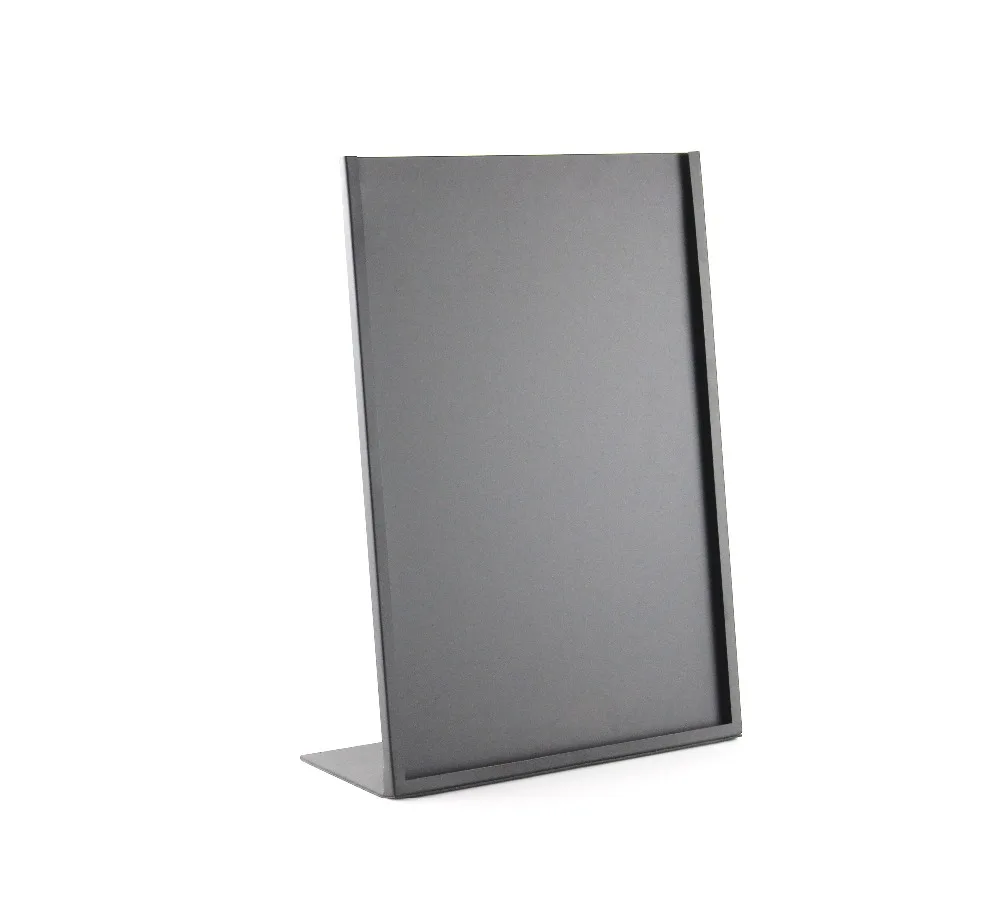 

A3 Black White L Poster Frame Metal Photo Frame Poster Stand Advertising Banner Frame Stand Painting Holder Display Stand Rack