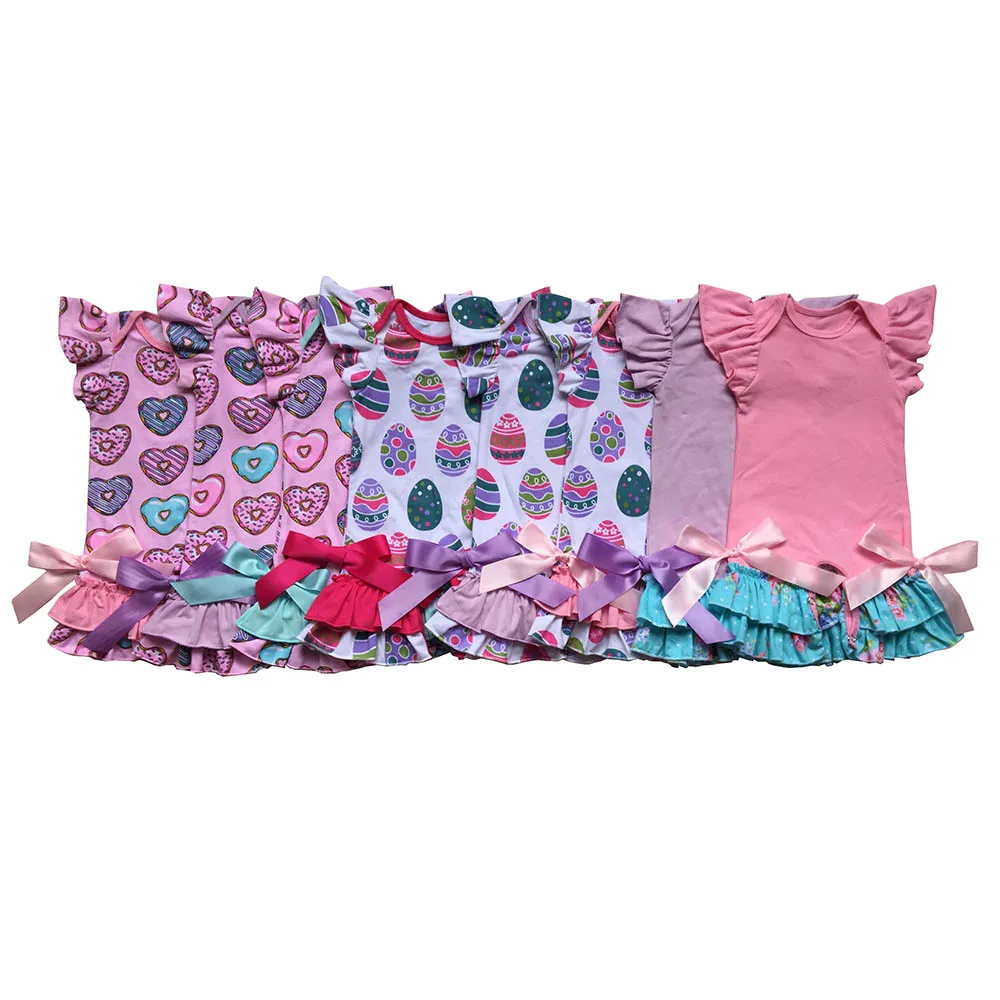 Весна лето эксклюзивная Пижама детская оптовая продажа цветочный рисунок на