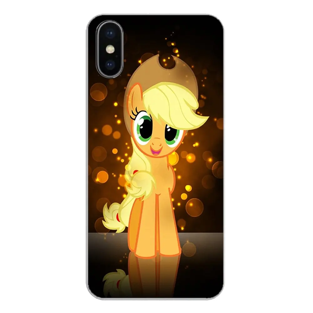 Силиконовый чехол желтый my little pony Applejack для Huawei G7 G8 P7 P8 P9 Lite Honor 4C 5X 5C 6X Mate 7 8 9 Y3 Y5 Y6 II 2