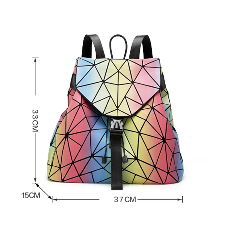 2021 Для женщин Лазерная рюкзак для девочек подростков рюкзаки сумки складной зонт