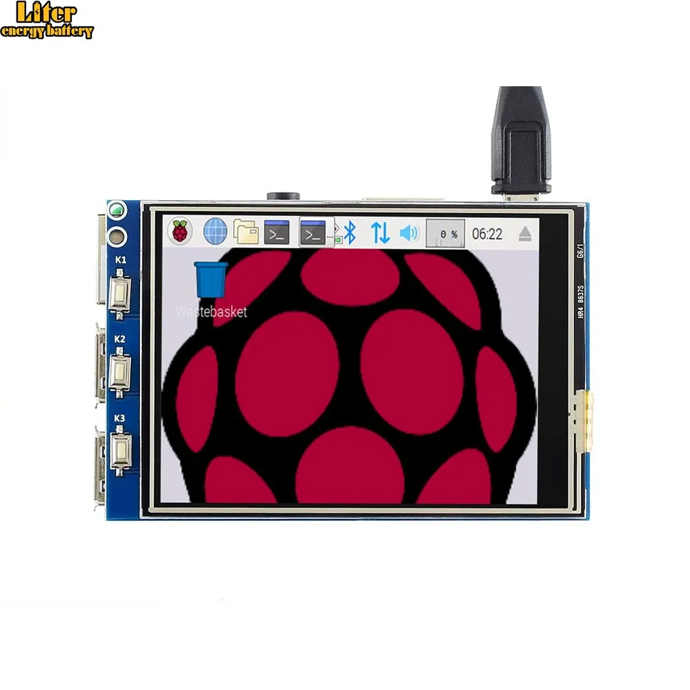 320x240 3 2 дюйма сенсорный экран TFT LCD предназначен для Raspberry Pi 125 МГц высокоскоростной
